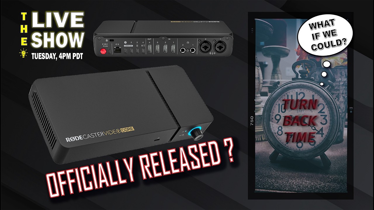 RodeCaster Video Core Officially Realesed & What if we could Turn Back Time?