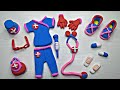 DIY How to Make Polymer Clay MiniatureDoctor Set | DIY Easy Clay Medical Kit | MiniFirst Aid Kit#1