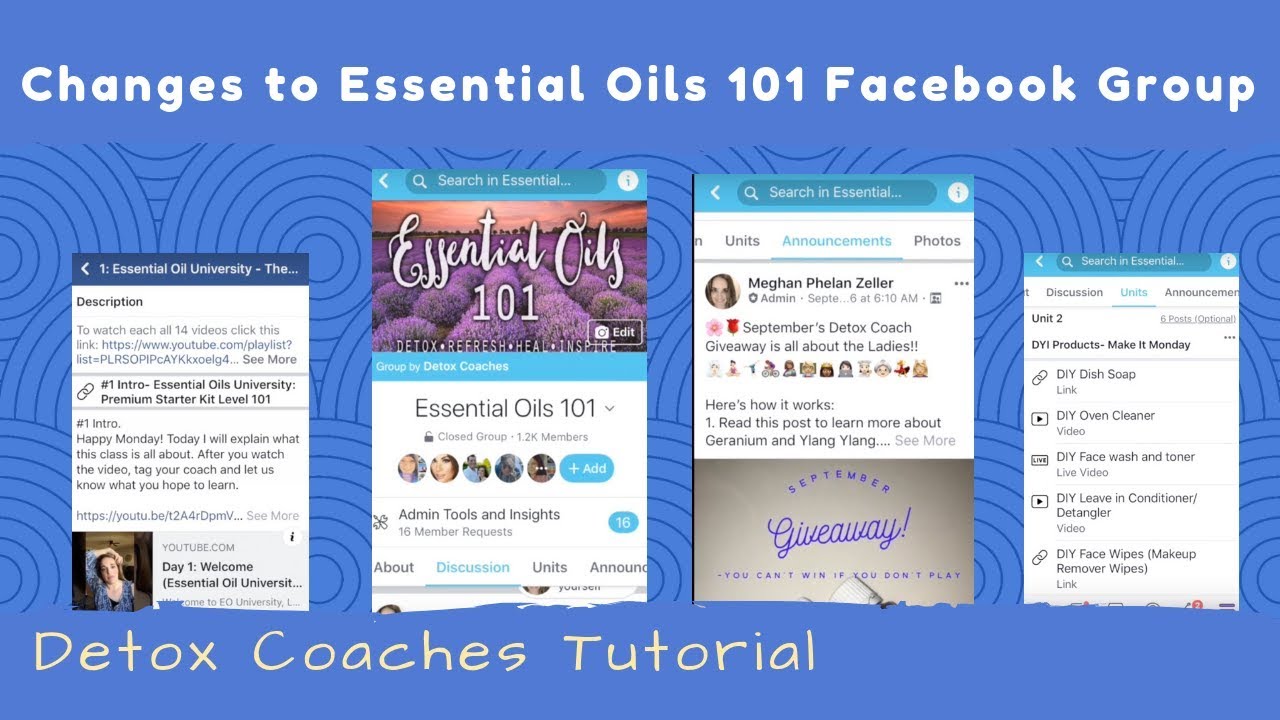 Changes to Essential Oils 101 Facebook Group
