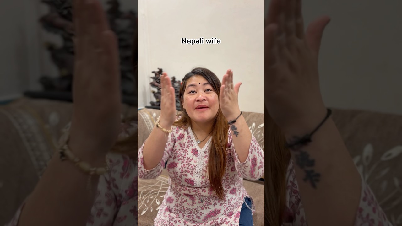 Nepali wife Indian husband 😂😂