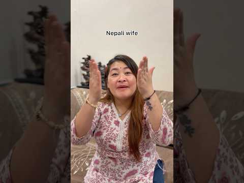Nepali wife Indian husband 😂😂