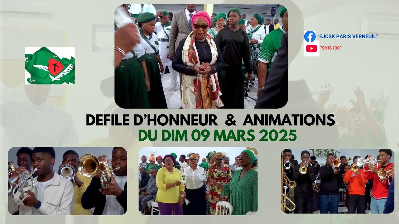 DEFILE D'HONNEUR ET ANIMATIONS DIM 09 MARS 2025