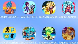 Dragón Ball Zenk,WAR SUPER Z,DBZ MINI WARRIORS,Galaxy Champions,Power Warriors,DBWARRIORS screenshot 2