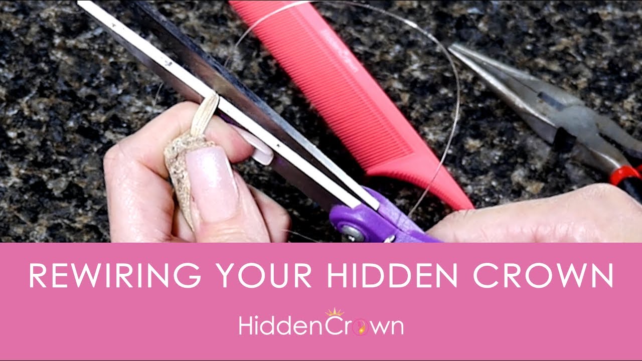 How to Rewire your Hidden Crown Hair Extension