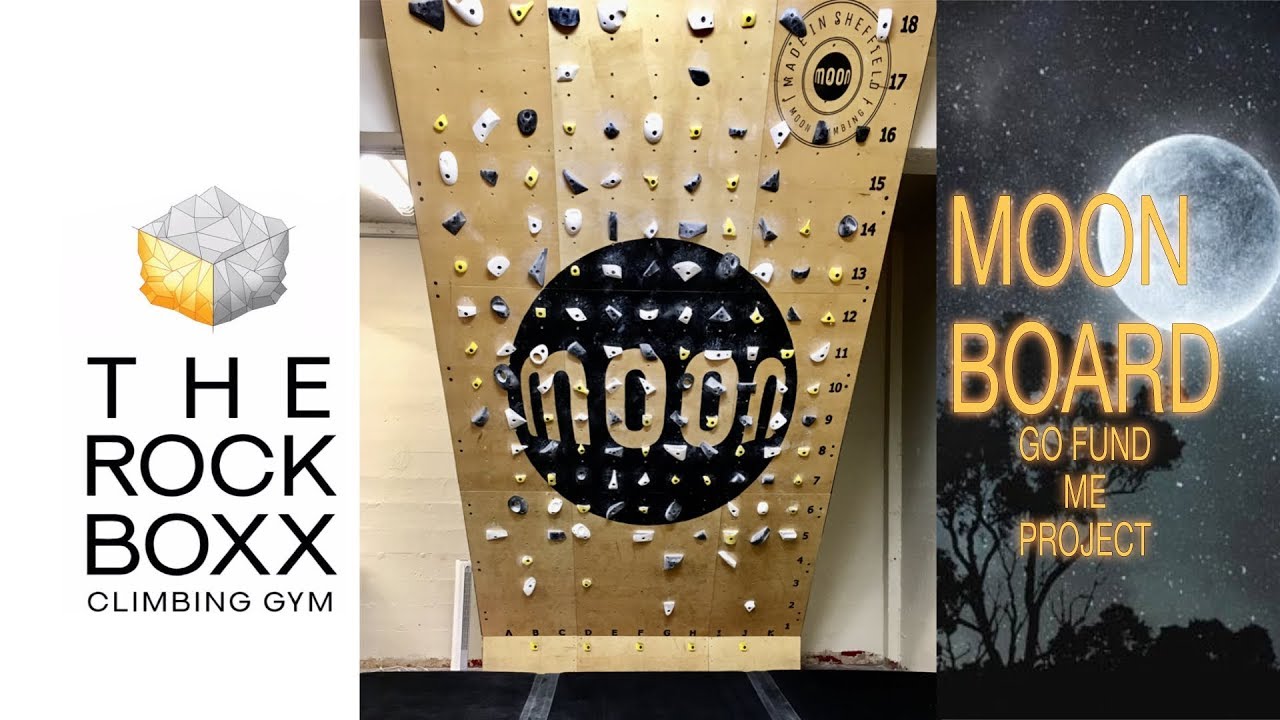 Rockboxx MoonBoard Go Fund Me video