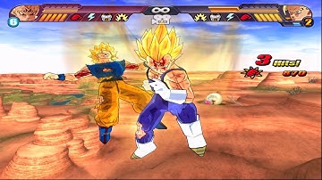 【DUAL TAS】Majin Vegeta VS Goku SSJ2 | DBZ: Budokai Tenkaichi 3