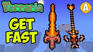 Terraria how to get Fiery Greatsword (EASY) | Terraria how to get Imp Staff (EASY)