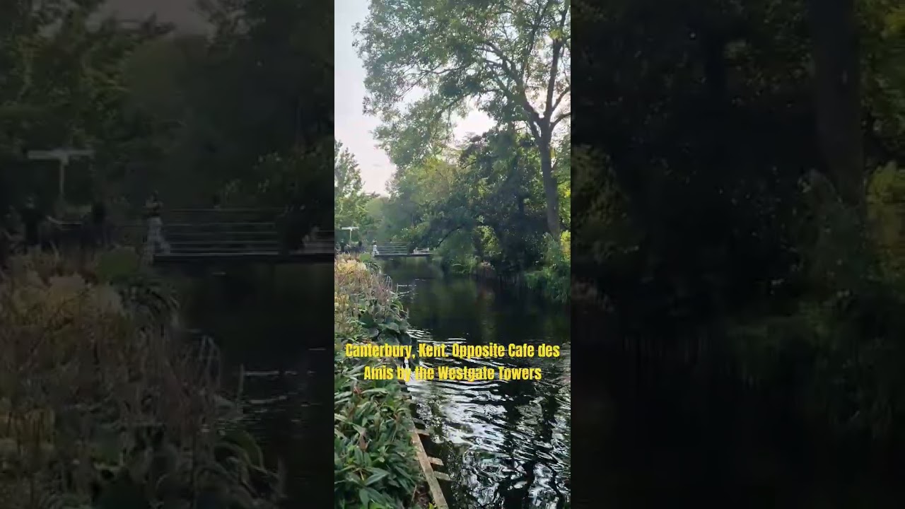 Punting in Canterbury, Kent. 