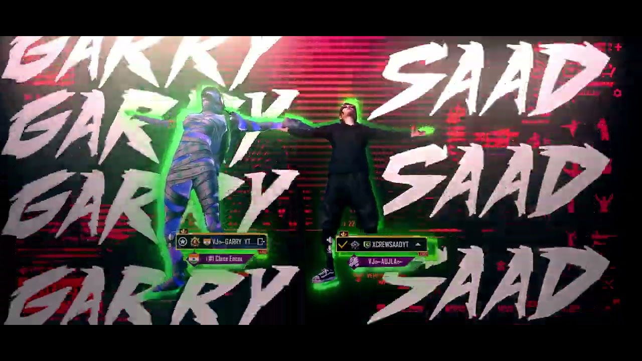 Mera Ik Hi Yaar Hai || Friendship Edit || BEST BGMI LOBBY VIDEO  || - XCREW SAAD