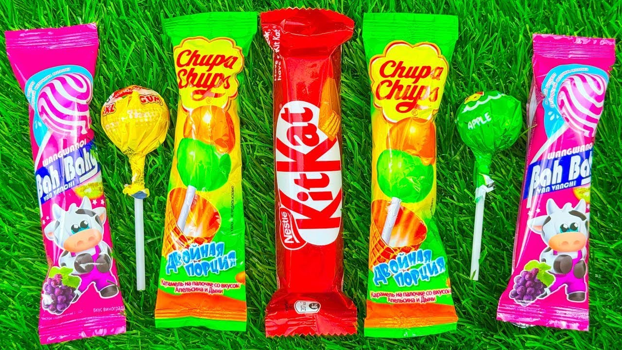 🍬🍭Top 6 Satisfying Video ASMR Lollipops Chocolate and Gummy Candy Unboxing Video Most Popular Candy.