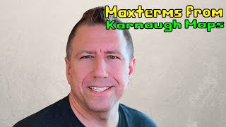 28 - Maxterms from Karnaugh Maps