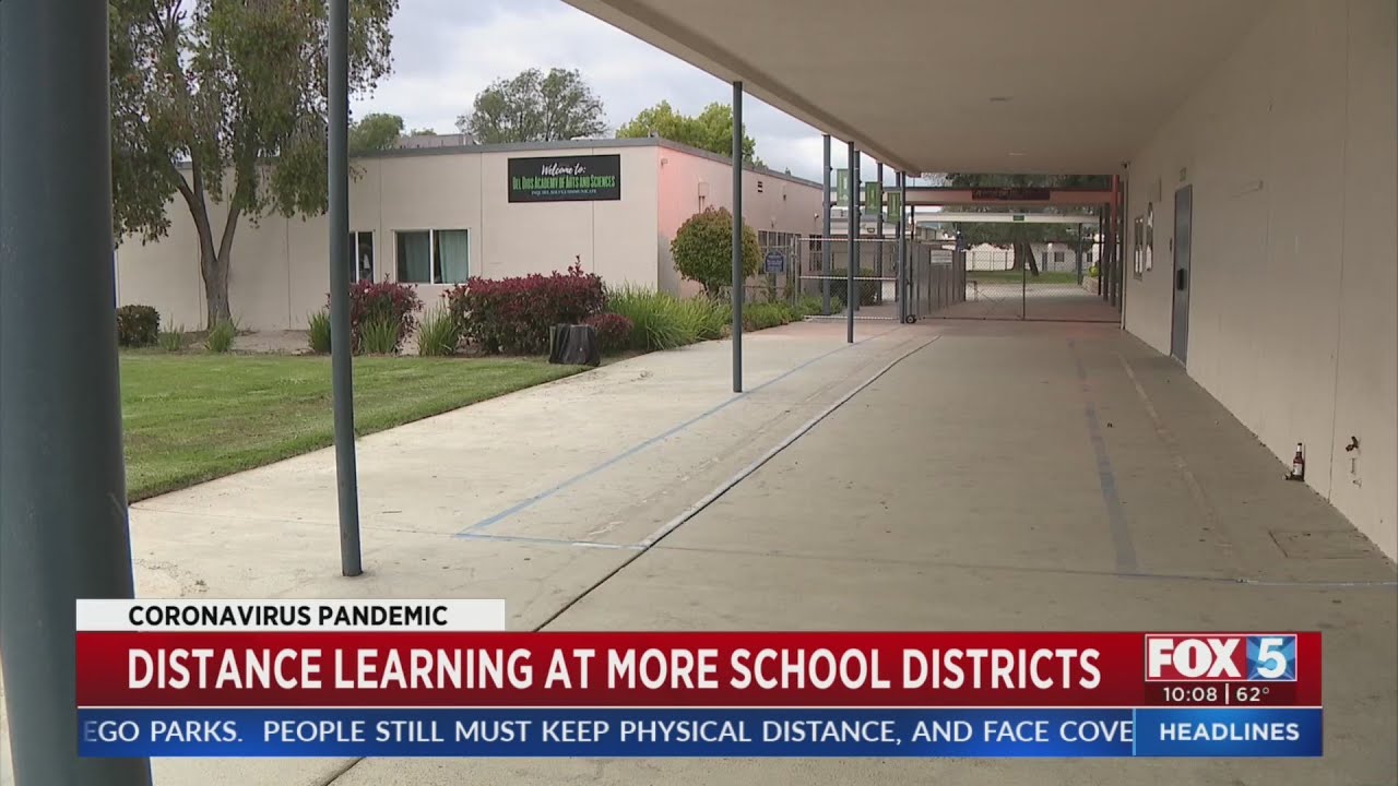 Distance Learning At More School Districts - YouTube