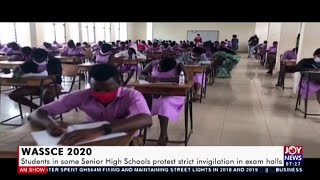 Final year students of Bright Senior High school attack WAEC official - AM Show on JoyNews (7-8-20)