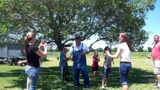 Easter Family Silly String Fight!