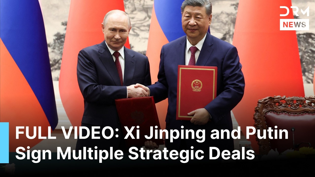 FULL SIGNING: Xi Jinping and Putin Sign Multiple Strategic Deals