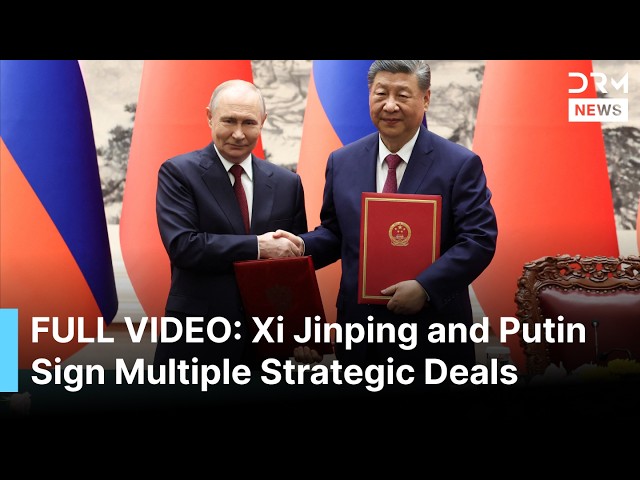 FULL SIGNING: Xi Jinping and Putin Sign Multiple Strategic Deals