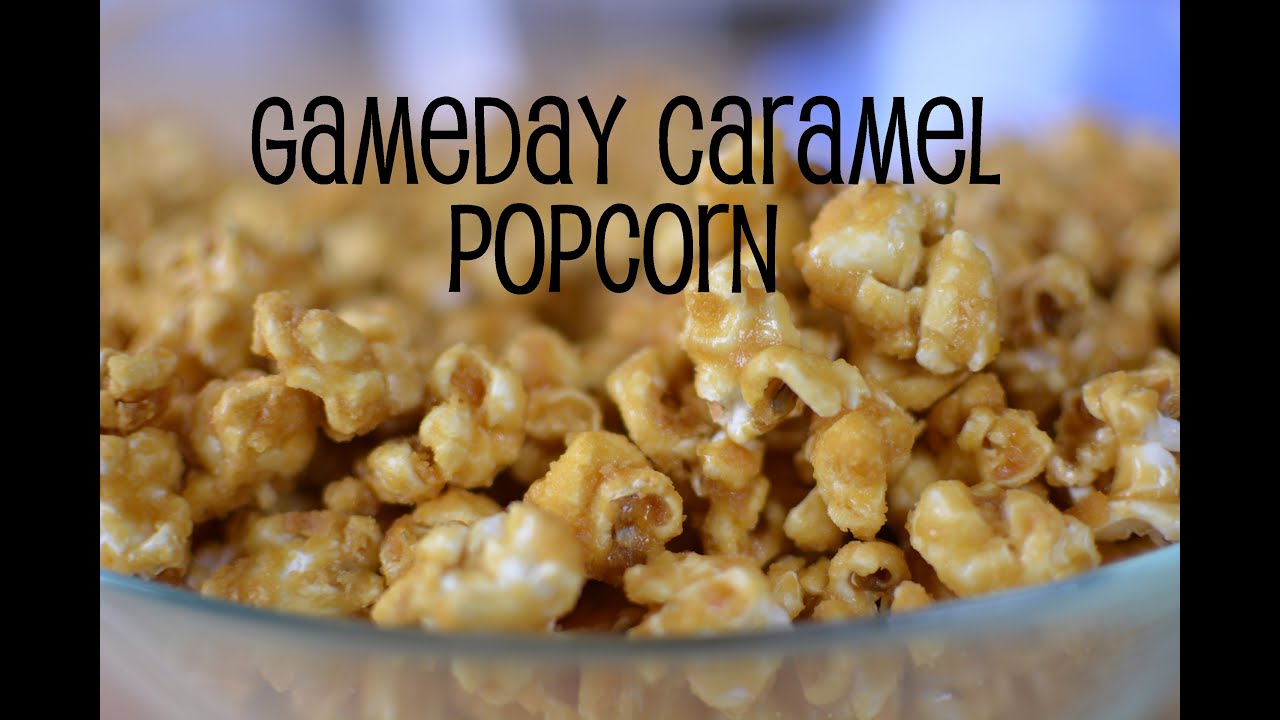 Gameday Caramel Popcorn | RanDumbKay