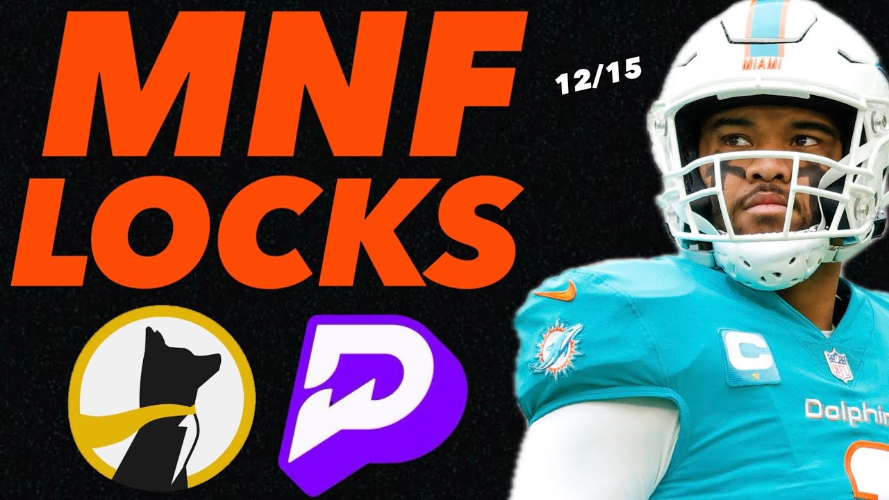 PRIZEPICKS NFL MONDAY NIGHT 12/15/25 - FREE PICKS!!!  (9-1 RUN!!!) - BEST PLAYER PROPS - MNF TODAY