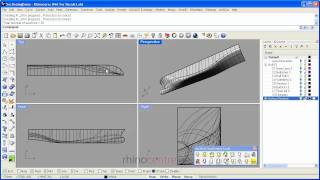 Demo Rhino sections and linesplans