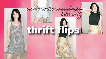 Thrift flipping myself some summer clothes so I can pretend I don