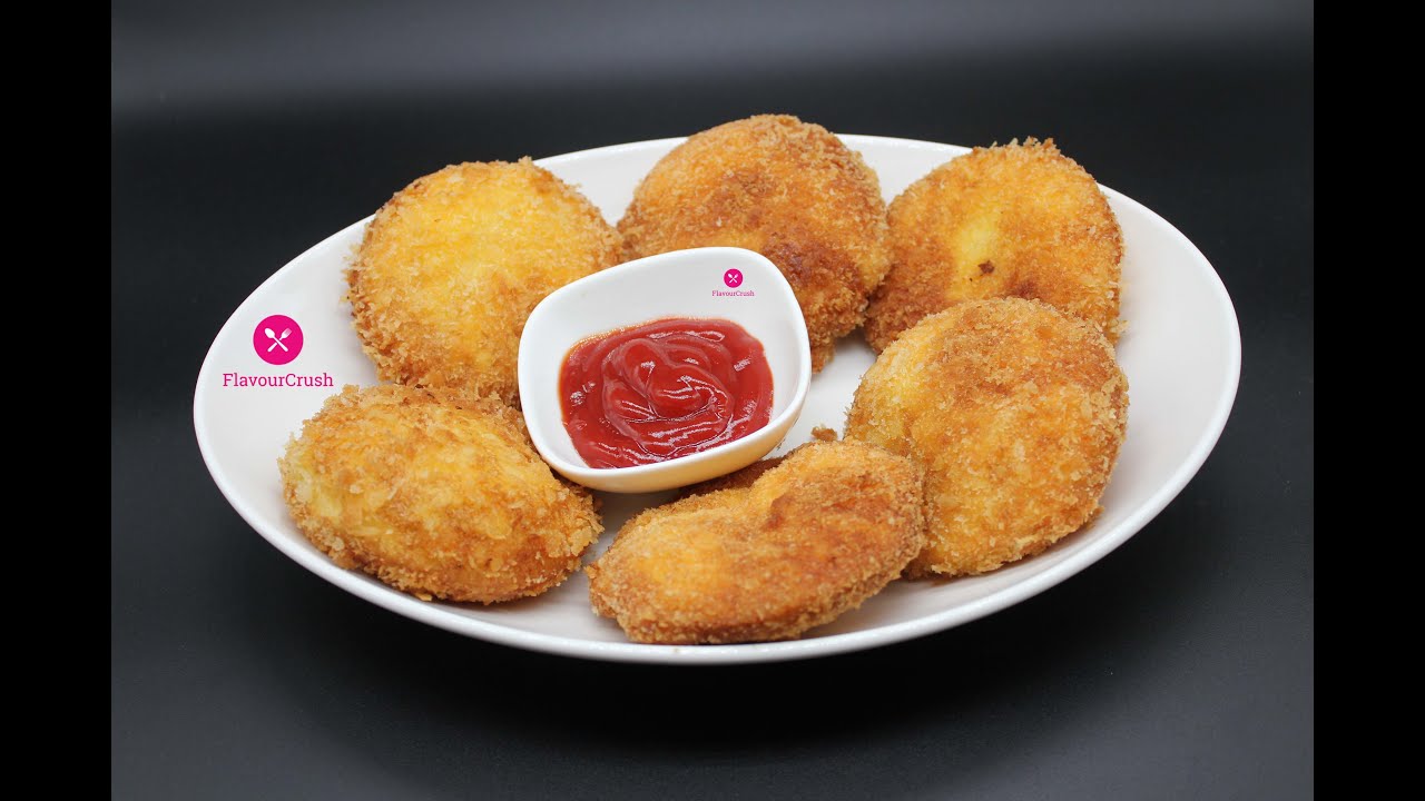 Bread Chicken Cutlet Easy Snack - FlavourCrush - YouTube