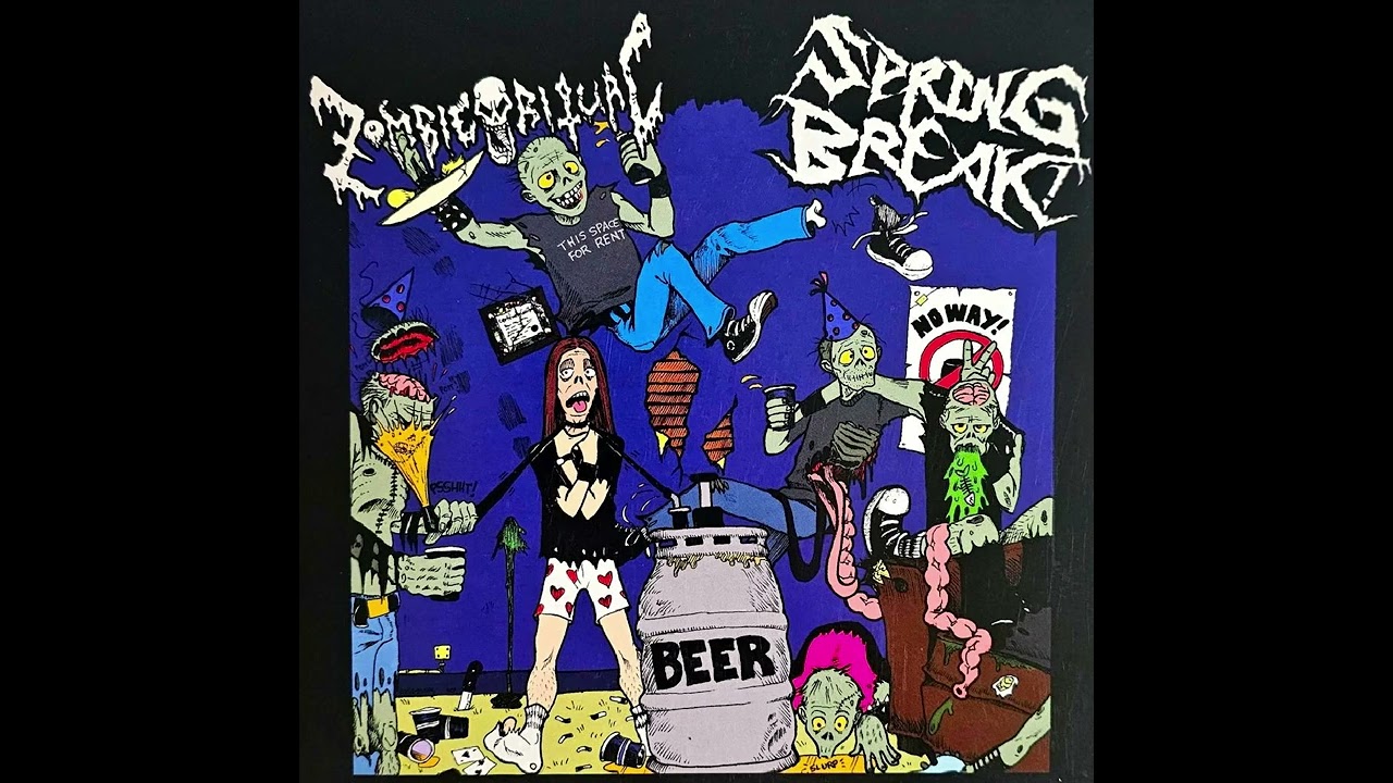 Spring Break!/Zombie Ritual (Split, 2007) {Vinyl Rip}