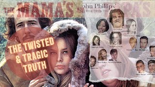 The REAL and HORRIFYING True Story of The Mamas & The Papas, (THE SHOCKING CELEBRITY FAMILY TREE)