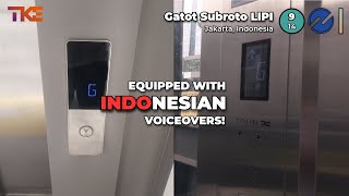 Marohn TKE Scenic Elevator w/ INDONESIAN VOICES - Widya Chandra BRT Stop, Jakarta, ID screenshot 4