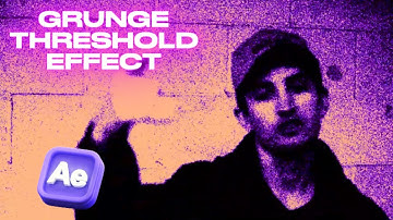 How to Make Grunge Threshold in After Effects (No Plugins)