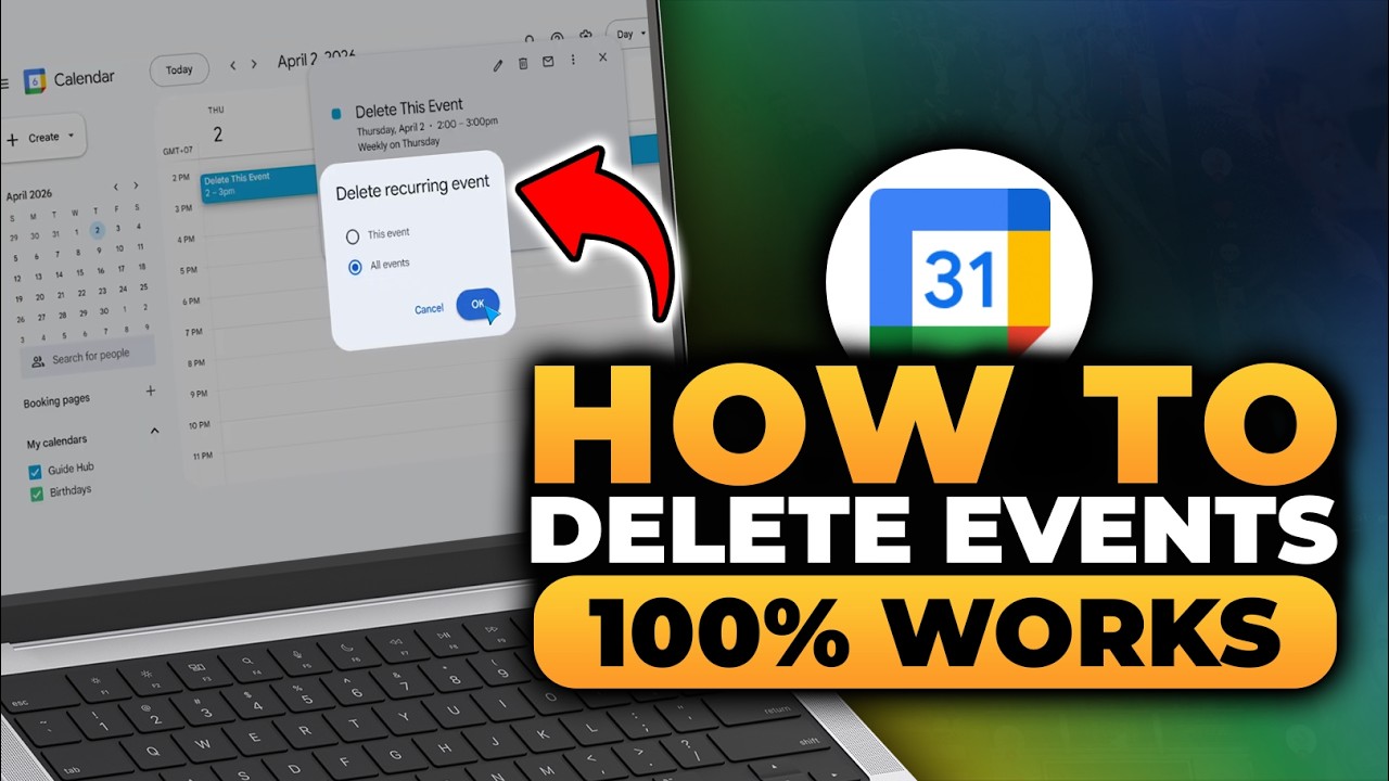 how to delete events in caterease - youtube Images... Delete Google Calendar Events (100% WORKS) | FAST & EASY | NO Yapping ...