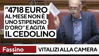 Camera, Fassino in Aula agita il cedolino di luglio: “4718 euro al mese non è uno stipendio d’oro”