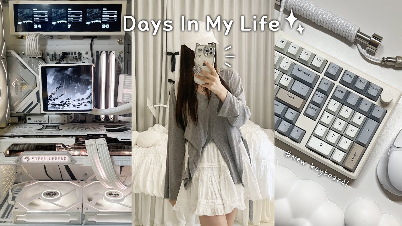 I went out in 3 weeks💛Otaku girl lives like this.. | Zomboid Play🧟JP Karaoke🐈| Epomaker Galaxy 100⌨️