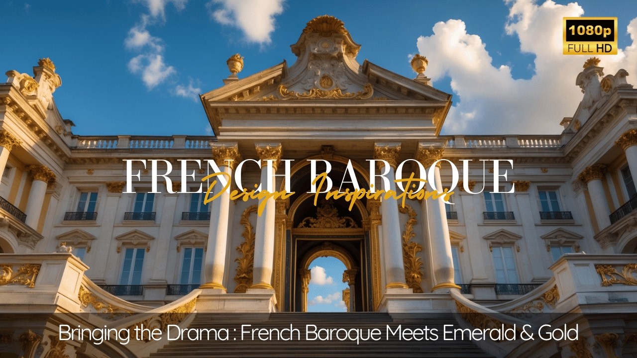 Драматизм: французское барокко встречается с изумрудами и золотом.