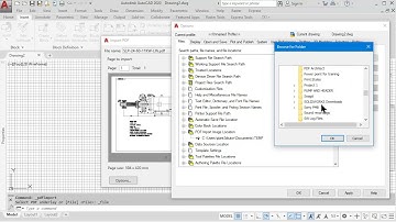 วิธีแปลง  .pdf to .dwg  ใน AutoCAD 2020