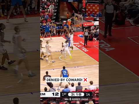 Cedric Coward rises up for the big time rejection!