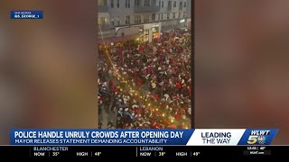 Arrests made after unruly crowds break out after Opening Day downtown Cincinnati