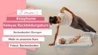Rückbildungskurs online mit Keleya I Die Wahrnehmung des Beckenbodens I Beckenboden Übungen