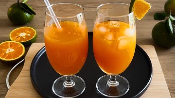 Cách pha nước cam rất ngon và hoàn toàn không bị đắng