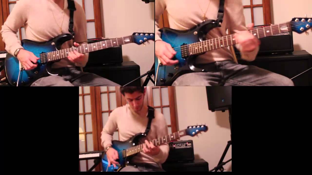 In Flames - Suburban Me (multiscreen guitar cover)