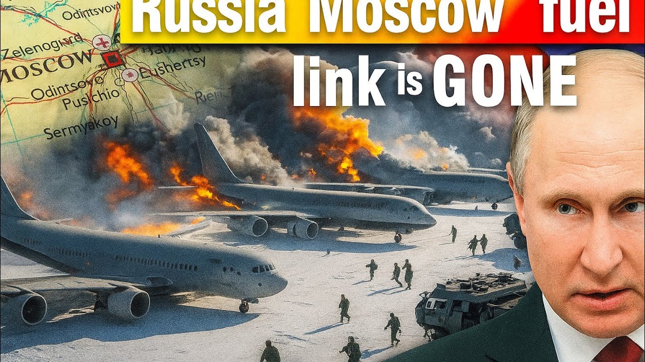 "Russia PANICS as Moscow’s Fuel Lifeline Is DESTROYED!"
