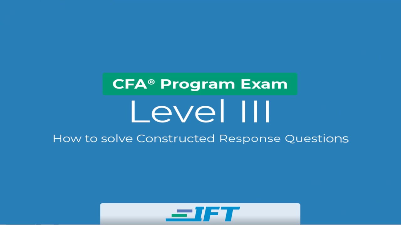 essay questions cfa level 3