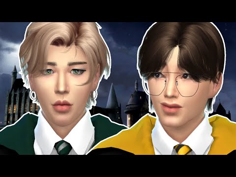 MY BTS SIMS AS HOGWARTS STUDENTS