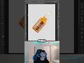 Create Realistic Shadows for Cosmetic Products in Photoshop 2026 | Beginner vs Pro #shorts