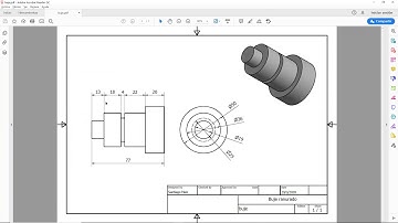 5) Autodesk Inventor. Ejercicio 1 buje por revolución