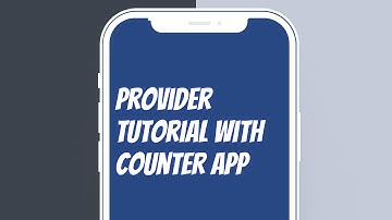 FlutterQuickie - Counter App with Provider