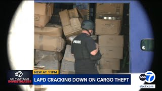 LAPD says surge in multimillion-dollar cargo thefts is driving up consumer prices