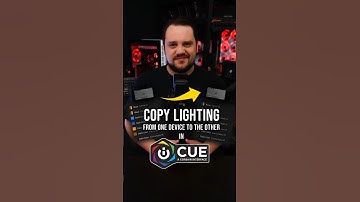 How to copy lighting in iCUE and Using the iCUE Library #corsair #icue #tutorial