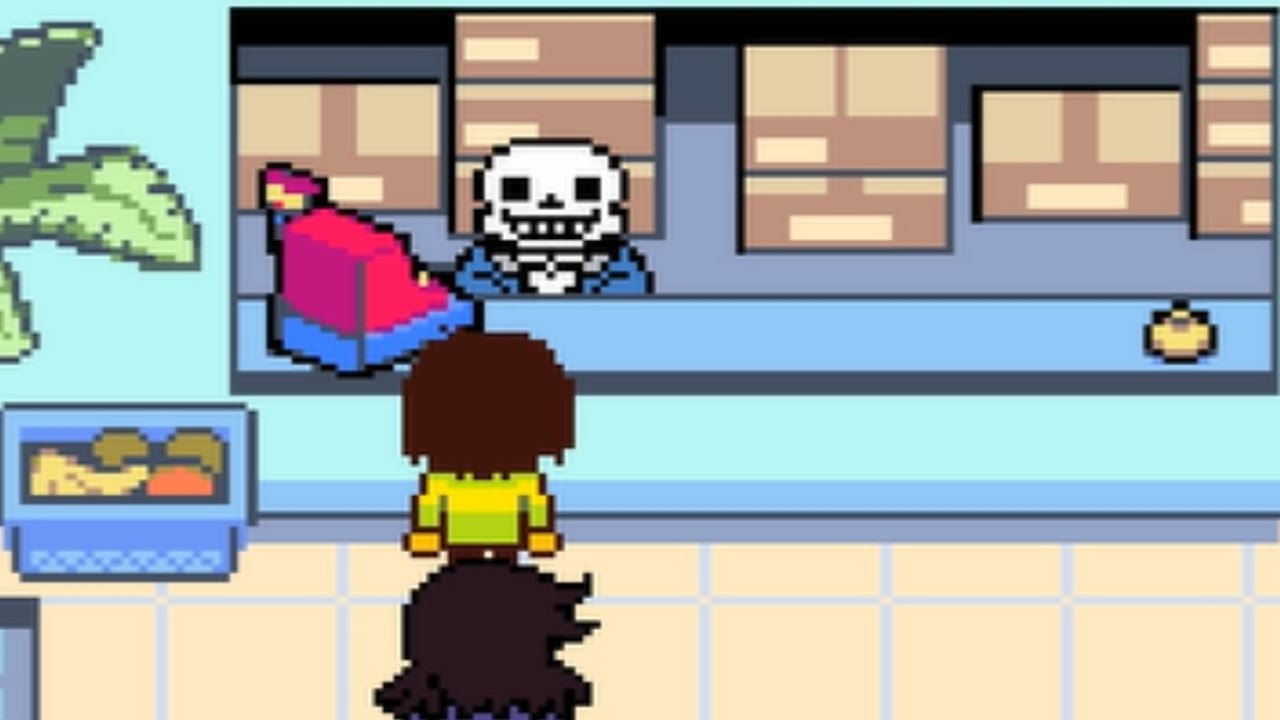 Sans in Deltarune Chapter 2 - YouTube
