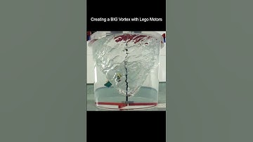 Creating a big vortex with Lego motors #shorts