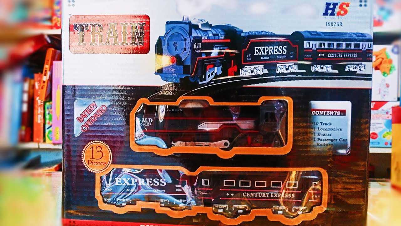 electronic train 🚂 unboxing - YouTube